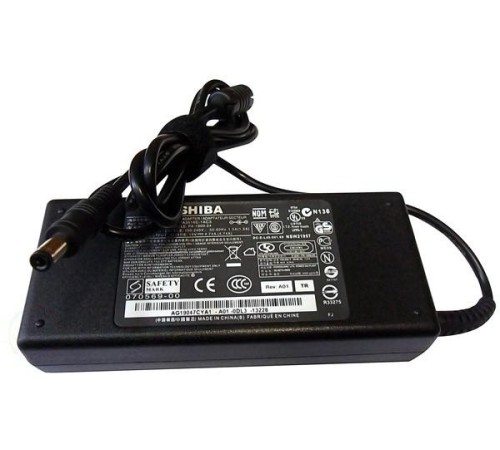 Зарядное устройство (зарядник) для ноутбука Toshiba 19 В 4.74 А 90 Вт 5.5*2.5mm [ориг.] + кабель