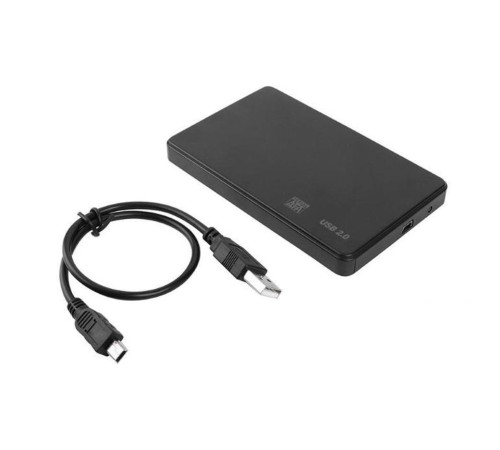 Внешний бокс 2.5" USB 2.0 для HDD жесткого диска ноутбука, черный