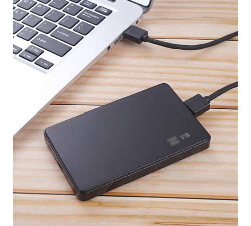 Внешний бокс 2.5" USB 3.0 для HDD жесткого диска ноутбука, черный