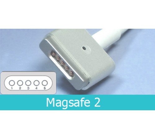 Зарядное устройство для ноутбука Apple MacBook 20 В 4.25А 85 Вт MagSafe2 T-shape A1424