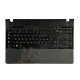 Топкейс (Top case, C cover) + клавиатура для ноутбука Samsung NP300V5A, NP305V5A, NP300 V5A (RU), черная