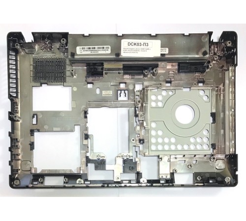 Поддон (нижний корпус, D cover case) для ноутбуков Lenovo G480 G485, черный с HDMI