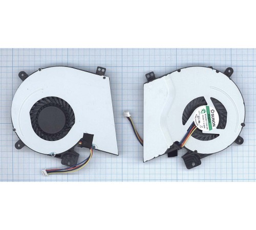 Вентилятор (кулер) для ноутбука Asus F551, F551M, R512, R512C, X451, X451C, X511, X511C, X551, X551C, 4pin