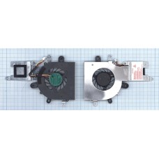 Вентилятор (кулер) для ноутбука DNS M1115, 0130181, M1100, M1110, 130183 + система охлаждения