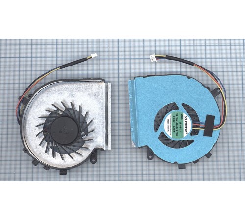 Вентилятор (кулер) для ноутбука MSI GE62VR, GE72VR, GP62MVR, GP62VR, GP72VR (CPU), 4pin