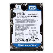 *Б/У* Жесткий диск 2,5" 250Gb Toshiba MK2555GSX SATA-II 5400rpm, с разбора [HDD250-X]