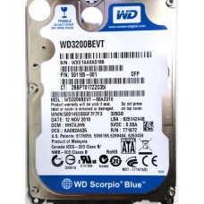 *Б/У* Жесткий диск 2,5" 320Gb WD WD3200BEVT SATA-II 5400rpm, с разбора [HDD320-X]