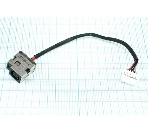 Разъем питания с кабелем для HP Pavilion DV6-3000 DV7-4000 11.5 см, 10-pin 9 проводов