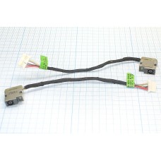 Разъем питания для ноутбука HP Pavilion 15-ac, 15-af, 15-ba, 250 G4, 255 G4, 256 G4, с кабелем 11.5-13см [20117]