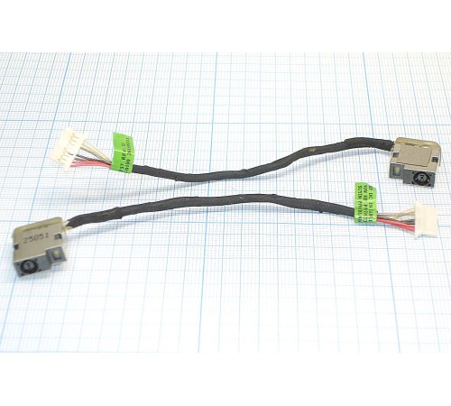 Разъем питания для ноутбука HP Pavilion 15-ac, 15-af, 15-ba, 250 G4, 255 G4, 256 G4, с кабелем 11.5-13см