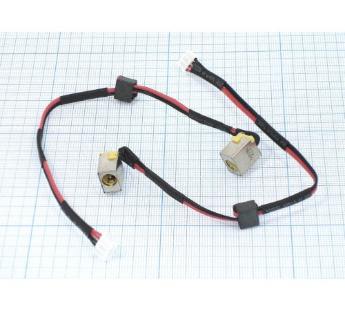 Разъем для ноутбука Acer Aspire 3820, 5551, 5750, E5-511G, E5-571G, V5-551, V5-571 с кабелем, 4pin