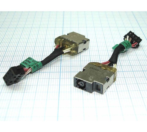 Разъем питания для ноутбука HP 15-N, 15-n003sr, 15-P  DC Jack with cable (с кабелем)