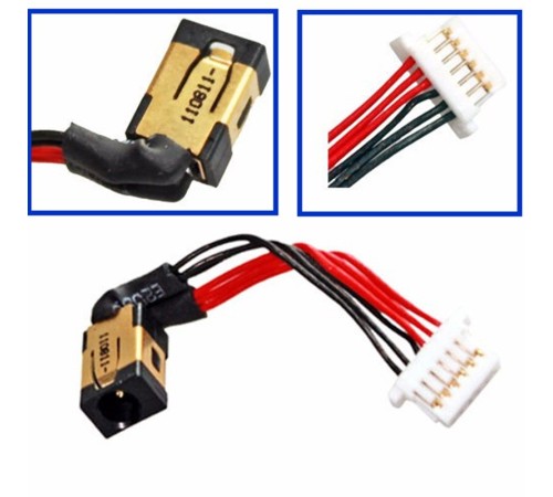 Разъем для ноутбука Samsung NP300U1A, NP305U1A с кабелем