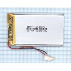 Аккумулятор Li-Pol (батарея) 4*40*75мм 2pin 3.7V 1500mAh