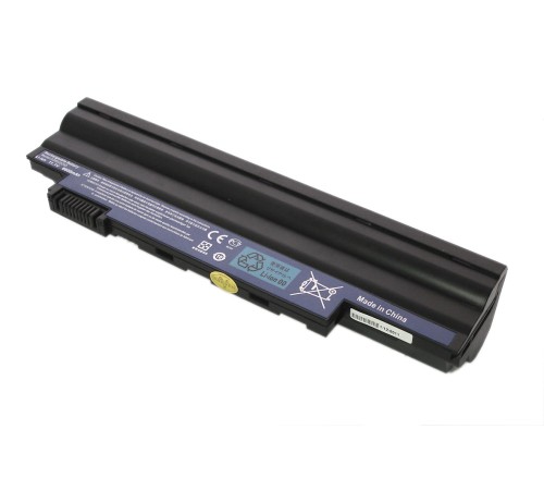 Аккумуляторная батарея повышенной ёмкости для ноутбука Acer Aspire One D255 D260 eMachines 355 350 черная (11.1 В 6600 мАч)