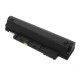 Аккумуляторная батарея повышенной ёмкости для ноутбука Acer Aspire One D255 D260 eMachines 355 350 черная (11.1 В 6600 мАч)
