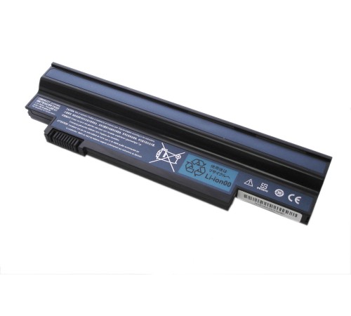 Аккумуляторная батарея для ноутбука Acer Aspire one 532h 533h eMachines350 6600mah черная