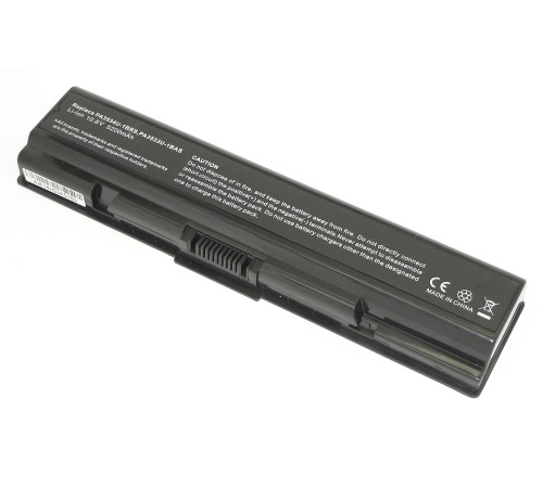 Аккумуляторная батарея для ноутбука Toshiba A200, A215, A300, A500, L300, L500 (11.1 В 5200 мАч)