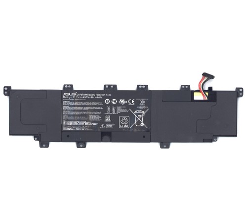 Аккумуляторная батарея (C31-X502) для ноутбука Asus PU500CA, S500CA 11.1V 44Wh