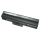 Аккумуляторная батарея Повышенной емкости VGP-BPS13 для ноутбука Sony Vaio VGN-AW, CS, FW черная (11.1 В 7200 мАч)