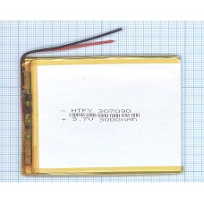 Аккумулятор Li-Pol (батарея) 3*70*90мм 2pin 3.7V 3000mAh [5494]