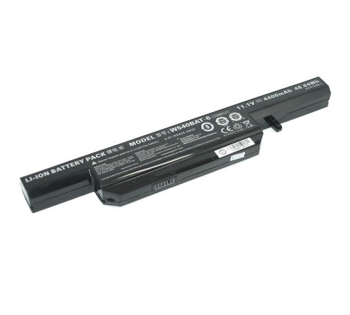 Аккумуляторная батарея для ноутбука DNS Clevo W540 11.1V 4400mAh W540BAT-6 черная Original