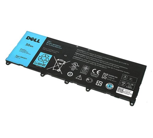 Аккумуляторная батарея для ноутбука Dell Latitude 10-ST2e 7.4V 30Wh 0WGKH Original