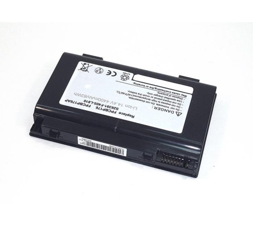 Аккумуляторная батарея для ноутбука Fujitsu LifeBook A1220 14.4V 4400mAh BP176-4S2P OEM черная