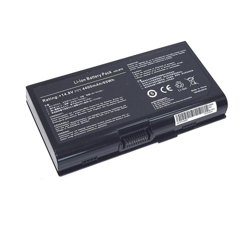 Аккумуляторная батарея для ноутбука Asus M70 14.8V 4400mAh OEM черная