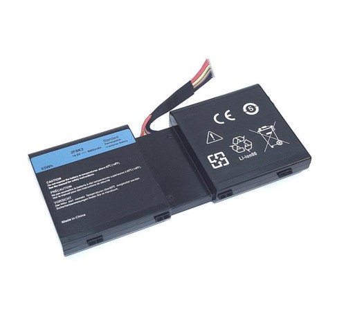 Аккумуляторная батарея для ноутбука Dell Alienware 17 R1 (2F8K3) 14.8V 4400mAh черная OEM