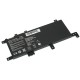 Аккумуляторная батарея C21N1634 для ноутбука Asus X542U F542 A580 V587 (7.6V 4400mAh 34Wh)