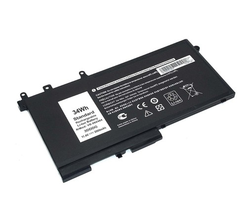 Аккумуляторная батарея (3DDDG) для ноутбука Dell E5580 11,4V 3000mAh 