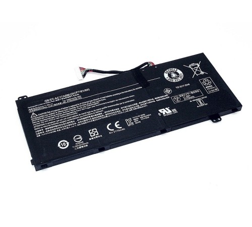 Аккумуляторная батарея для ноутбука Acer Spin 3 SP314 (AC17A8M) 11.55V 5360mAh черная Original