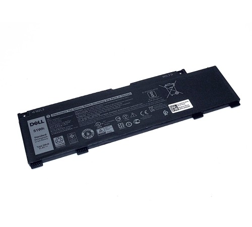 Аккумуляторная батарея для ноутбука Dell G3 15 3500, G3 15 3590, Dell G5 15 5500 (266J9) 11.4V 51Wh 4255mAh Original