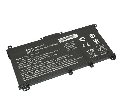 Аккумуляторная батарея для ноутбука HP 250 G7 HP255 G7 HP 15-CS HP 17-BY (HT03XL) 11,4V 41Wh OEM черная