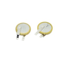 Батарейка CR2032 CMOS (под пайку, Тип 2) для материнской платы ноутбука Acer, Asus, HP, DNS, Lenovo и пр. [12038]