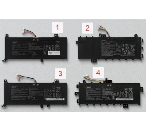 Аккумуляторная батарея B21N1818-2 для ноутбука Asus  Vivobook X512UF X512FB X512DA X712FA 7.6V 32Wh 4212mAh, тип 3, ORIGINAL