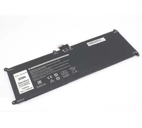 Аккумуляторная батарея (07VKV9) для ноутбука Dell Latitude 12 7275 7.6V 3900mAh