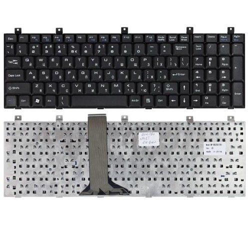 Клавиатура для ноутбука MSI ER710 EX600 EX6?10 EX620 EX623 EX630 EX700 черная