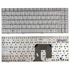 Клавиатура для ноутбука ASUS U3 F9 F6 F6A F6E F6H F6S F6V F6Ve серебристая