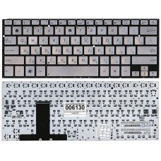 Клавиатура для ноутбука Asus UX31E серебристая [7805]
