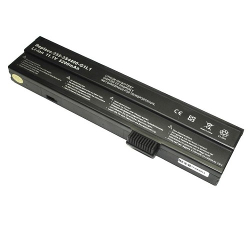 Аккумуляторная батарея для ноутбука Packard Bell Easy Note D5 (255-3S4400-G1L1) 5200mah OEM черная