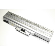 Аккумуляторная батарея для ноутбука Sony Vaio VGN-AW, CS FW (VGP-BPS13) 4400-5200mAh OEM серебристая