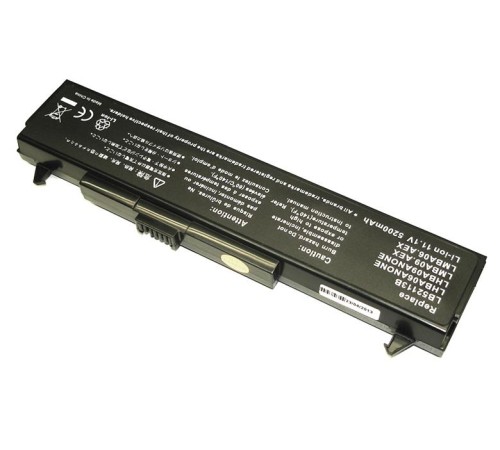 Аккумуляторная батарея для ноутбука LG E300, GS50, LE50, LM 11.1V 5200mAh LB52113B OEM черная