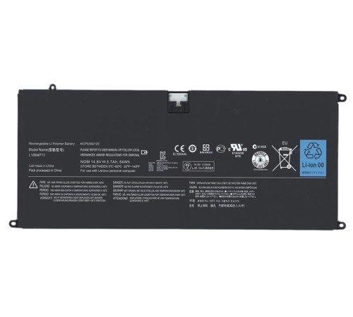 Аккумуляторная батарея для ноутбука Lenovo IdeaPad U300s, Yoga 13 (L10M4P12) 14.8V 54Wh Original