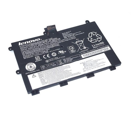 Аккумуляторная батарея для ноутбука Lenovo Yoga 11e (45N1750) 7,4V 34Wh черная Original