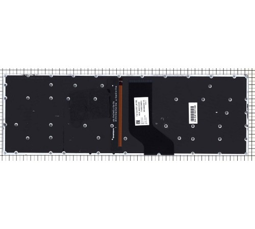 Клавиатура для ноутбука Acer Aspire VN7-593G черная с подсветкой