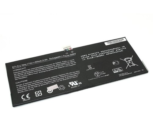Аккумуляторная батарея для ноутбука MSI W20 3M-013US (BTY-S1J) 3.7V 9000mAh черная Original