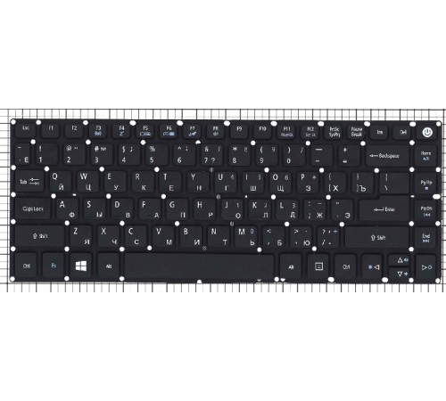 Клавиатура для ноутбука Acer Aspire A114-31 черная