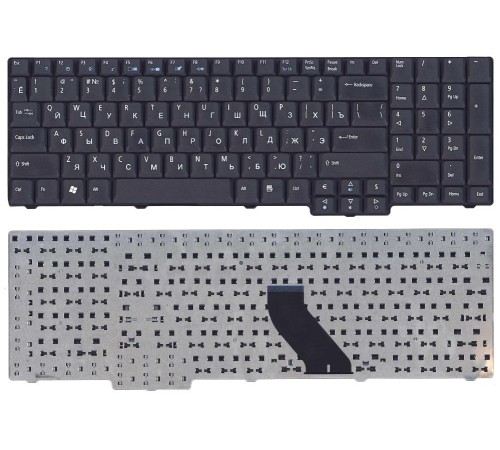 Клавиатура для ноутбука Acer Aspire 5335, 5735, 6530G, 6930G, 7000, 7100, 7110, 7710, 7520, 9300, TravelMate 5100 (RU) черная